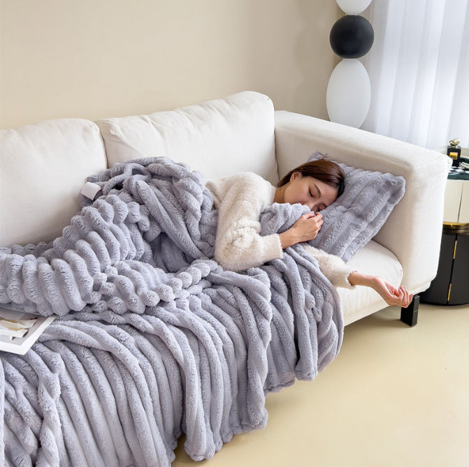 Luxury Bubble Faux Blanket