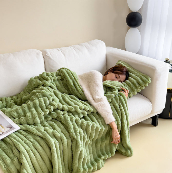 Luxury Bubble Faux Blanket