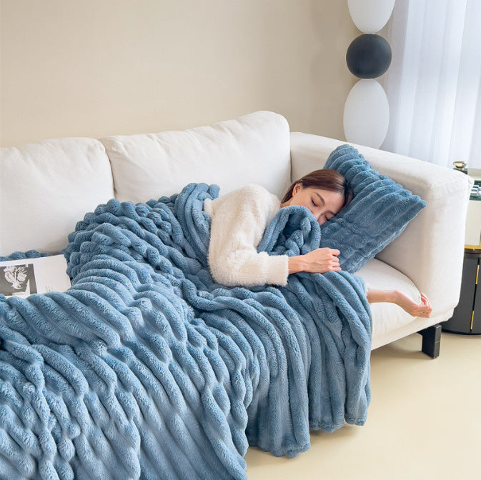 Luxury Bubble Faux Blanket