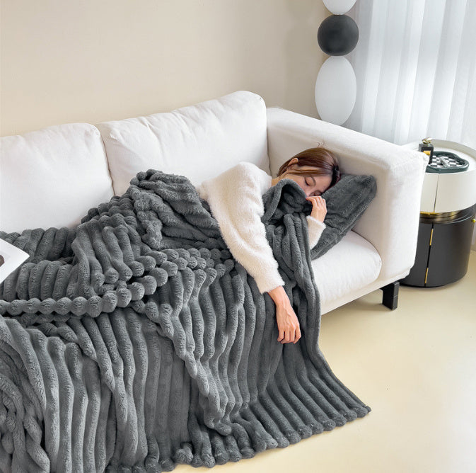 Luxury Bubble Faux Blanket