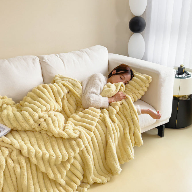 Luxury Bubble Faux Blanket